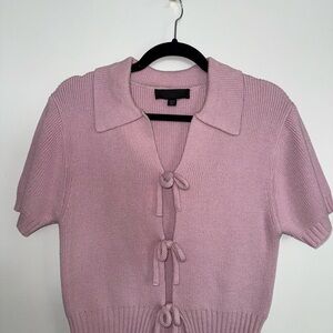 Zara Pink Knit Cardigan MEDIUM